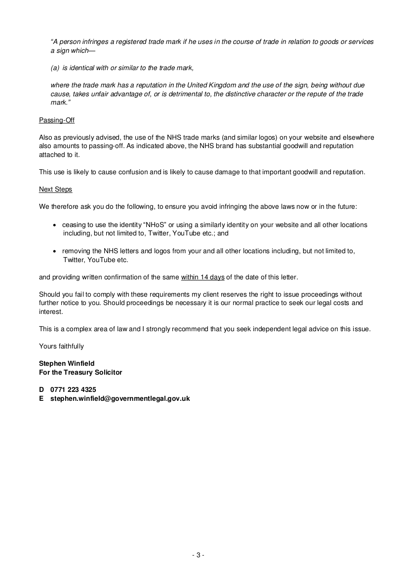 Govt Legal Letter to NHoS Jan 2018 page 3 of 3